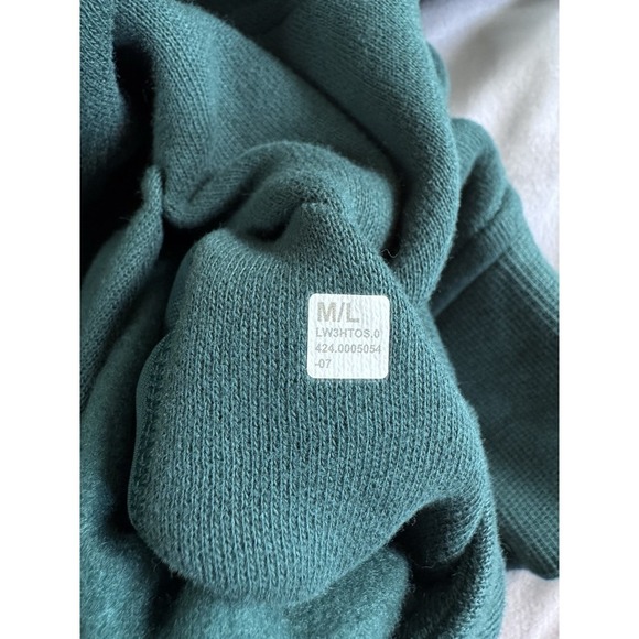 New lululemon Scuba Oversized Half Zip Hoodie Size M/L Storm Teal Sold Out - Picture 9 of 10